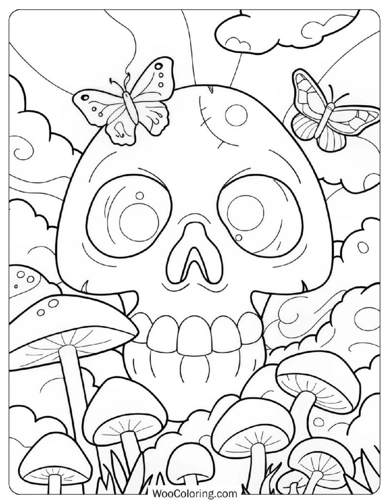 38 Mushroom Coloring Pages  Free PDF To Print  - 59