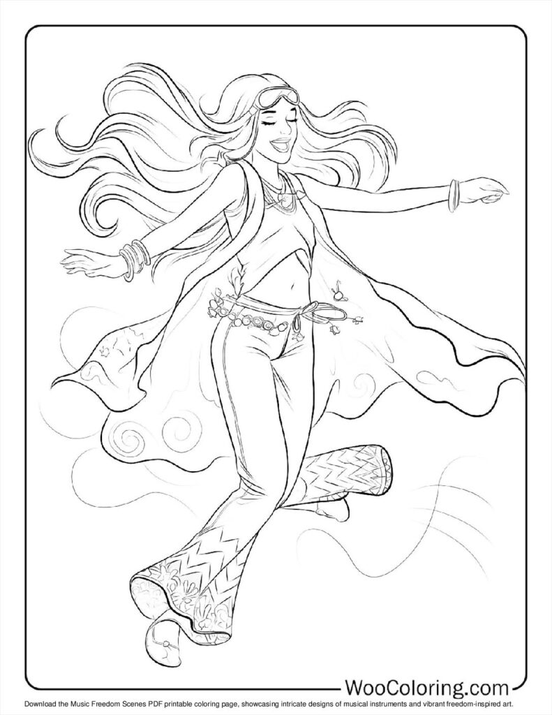 100  Hippie coloring pages  Free PDF To Print  - 38