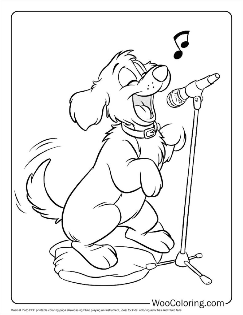 100  Pluto coloring pages  Free PDF To Print  - 57