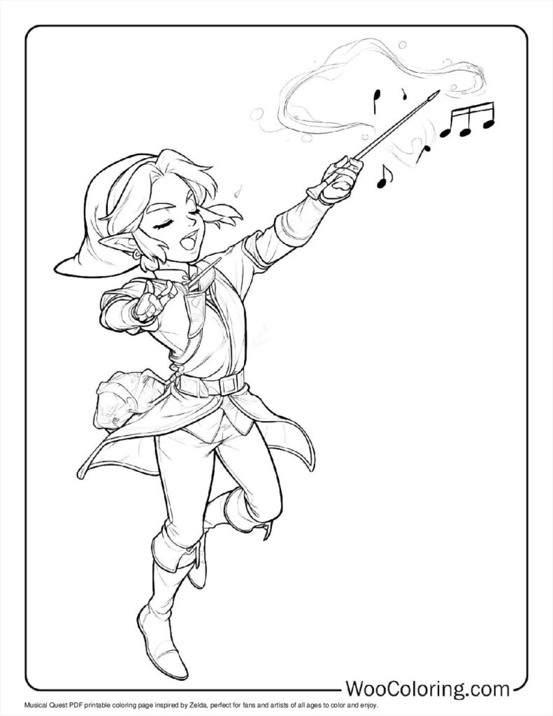 100  Zelda coloring pages  Free PDF To Print  - 40