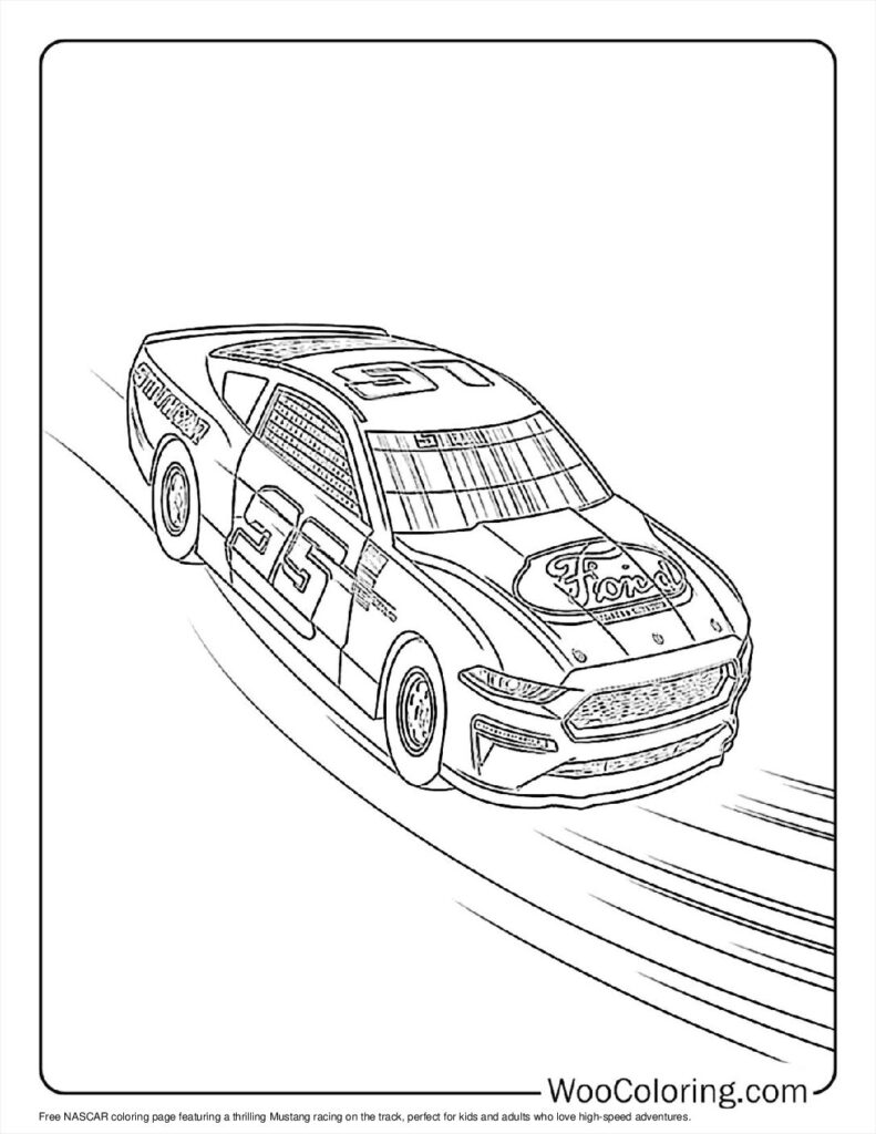 100  NASCAR coloring pages  Free PDF To Print  - 56