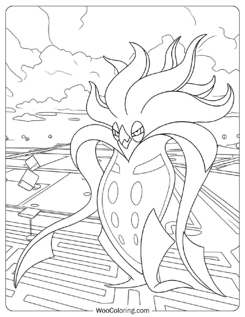 Mystic Power of Malamar Coloring Page
