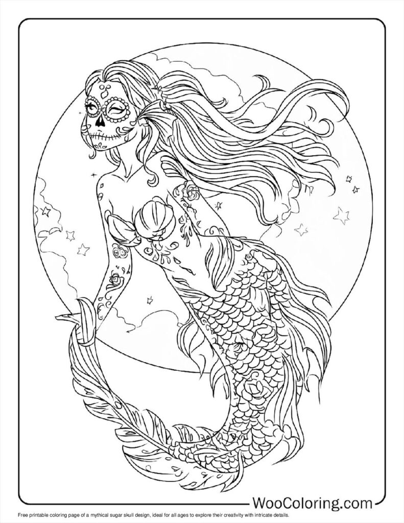 100  Sugar Skulls coloring pages  Free PDF To Print  - 25