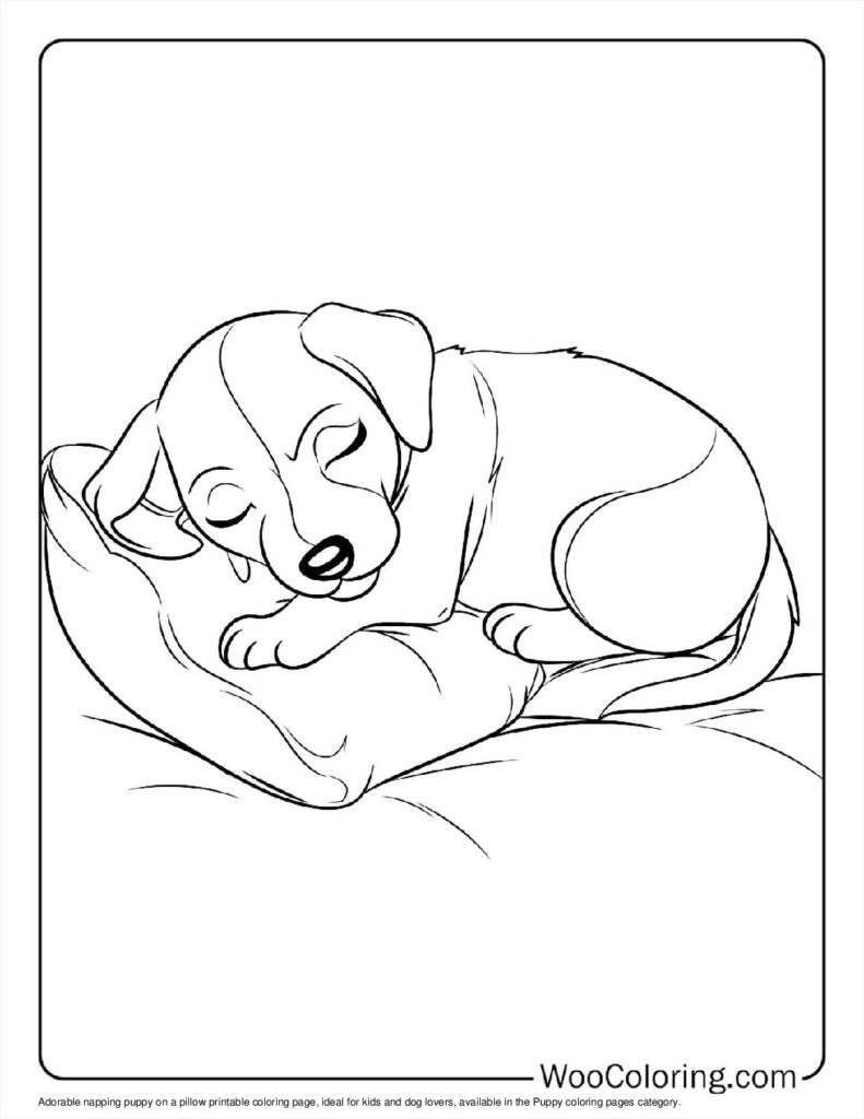 100  Puppy coloring pages  Free PDF To Print  - 63