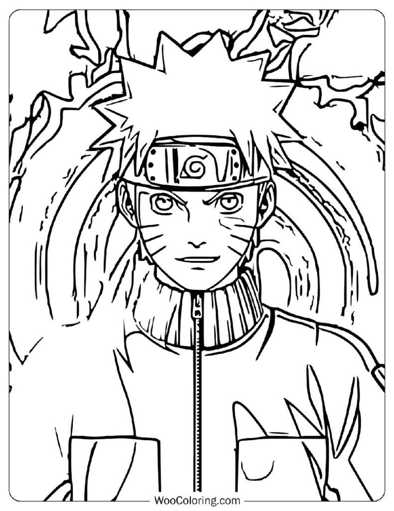 Naruto Uzumaki – The Legendary Ninja with a Dream Picture To Color