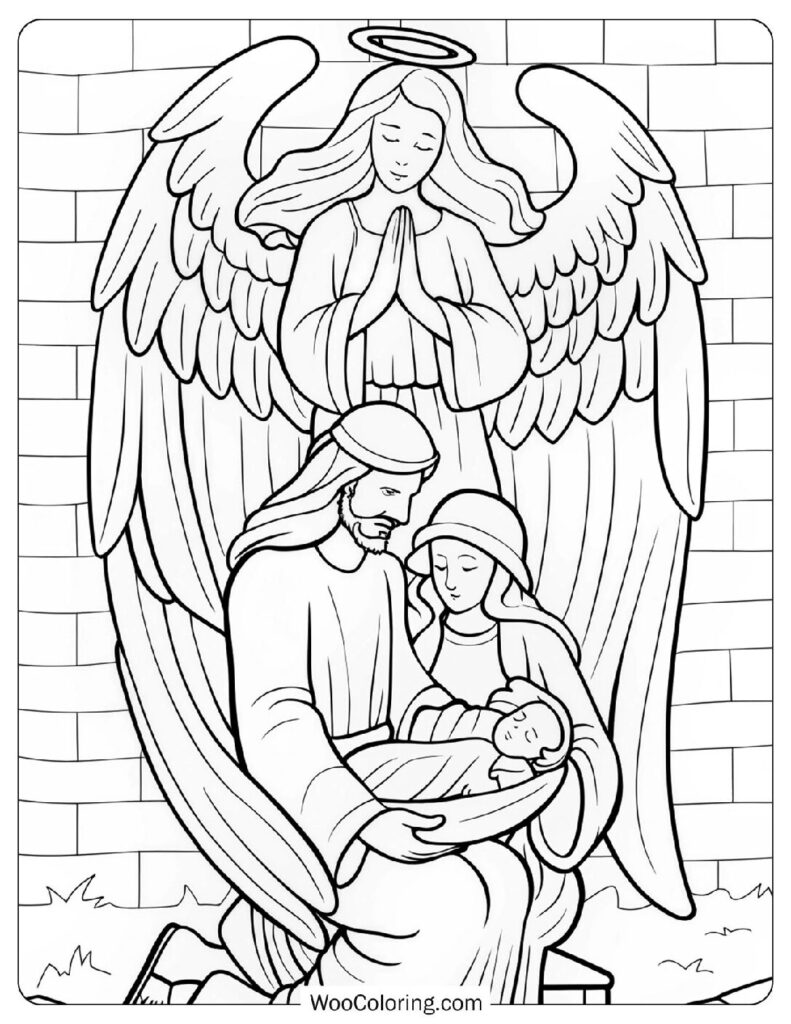 1 500 Christmas Coloring Pages  Free PDF To Print  - 9