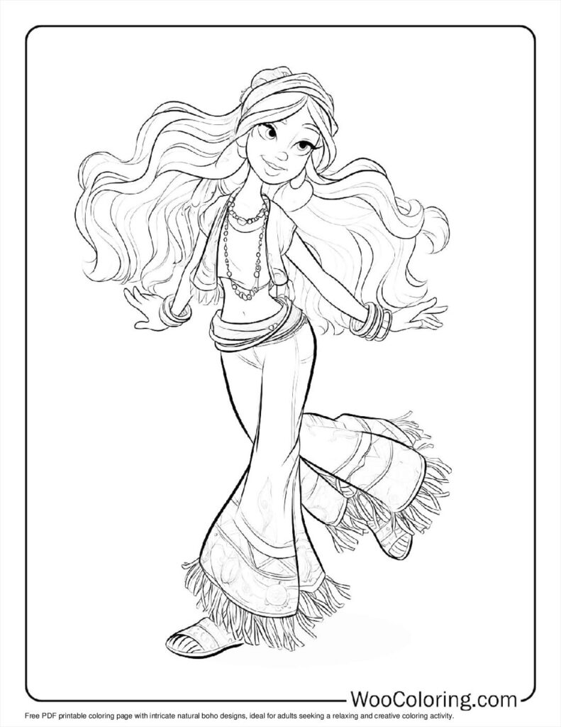 100  Hippie coloring pages  Free PDF To Print  - 80