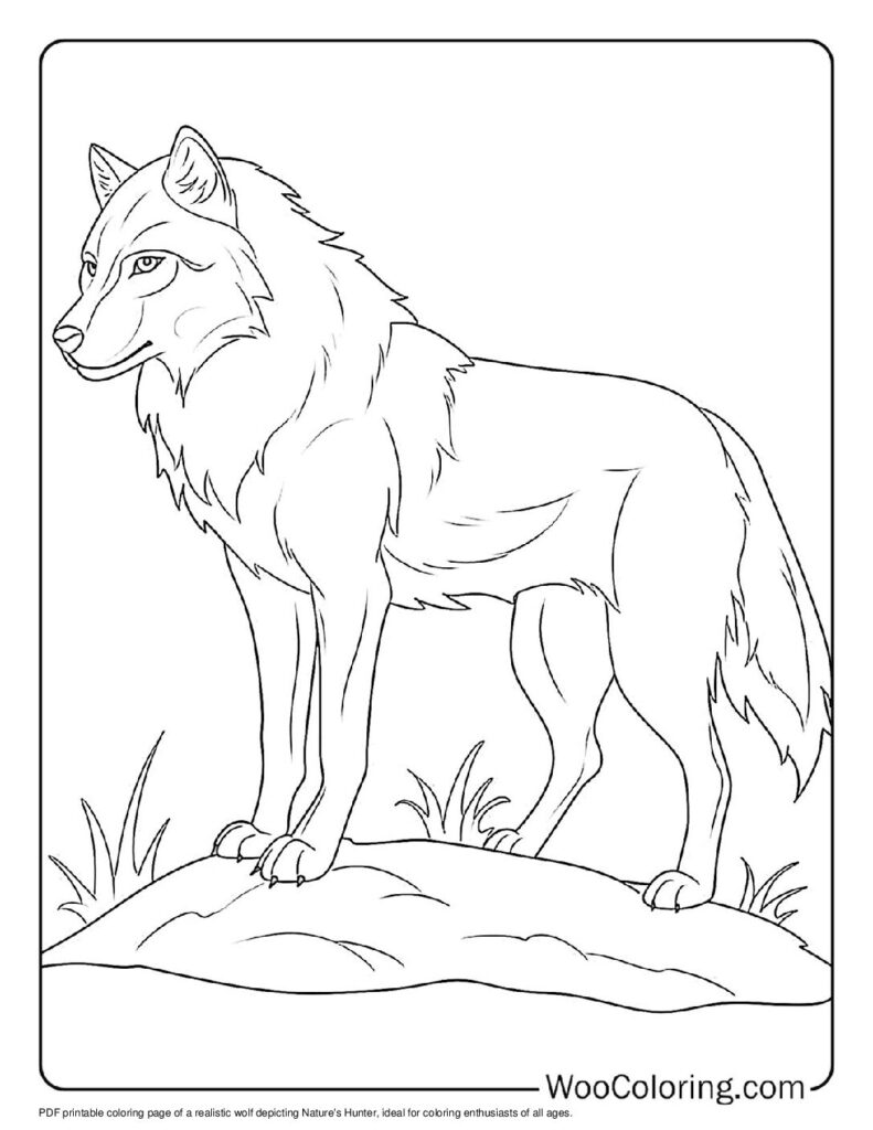 100  Wolf coloring pages  Free PDF To Print  - 36
