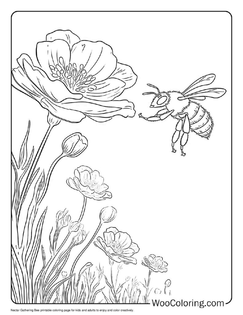 Nectar Gathering Bee