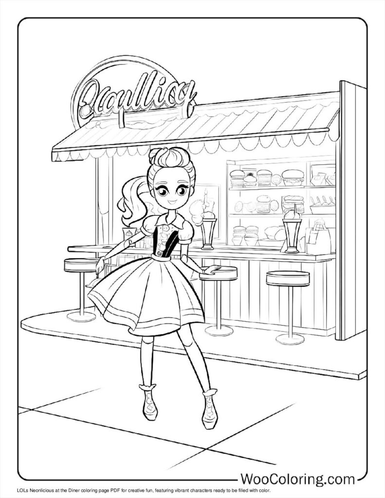 100  LOL Surprise coloring pages  Free PDF To Print  - 48