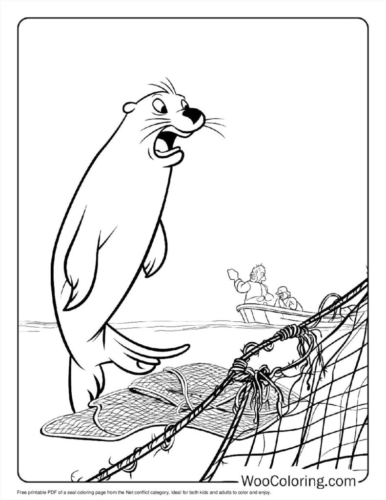 100  Seal coloring pages  Free PDF To Print  - 87