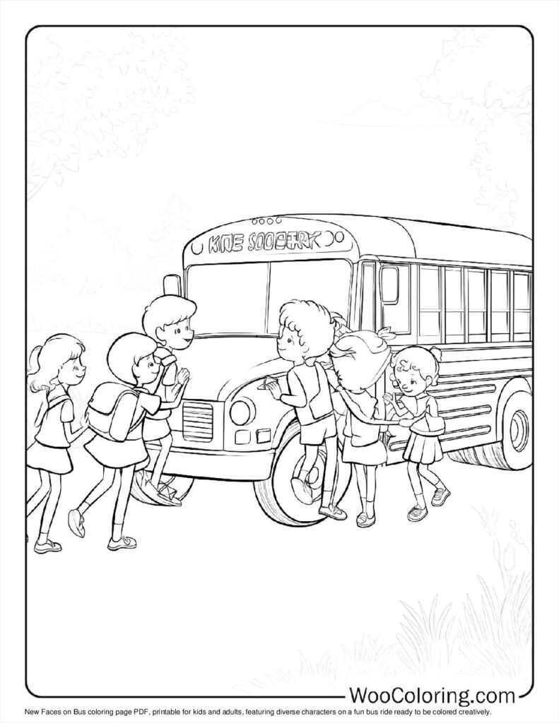 100  School Bus coloring pages  Free PDF To Print  - 21
