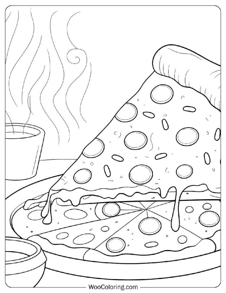 22 Pizza Coloring Pages  Free PDF To Print  - 17