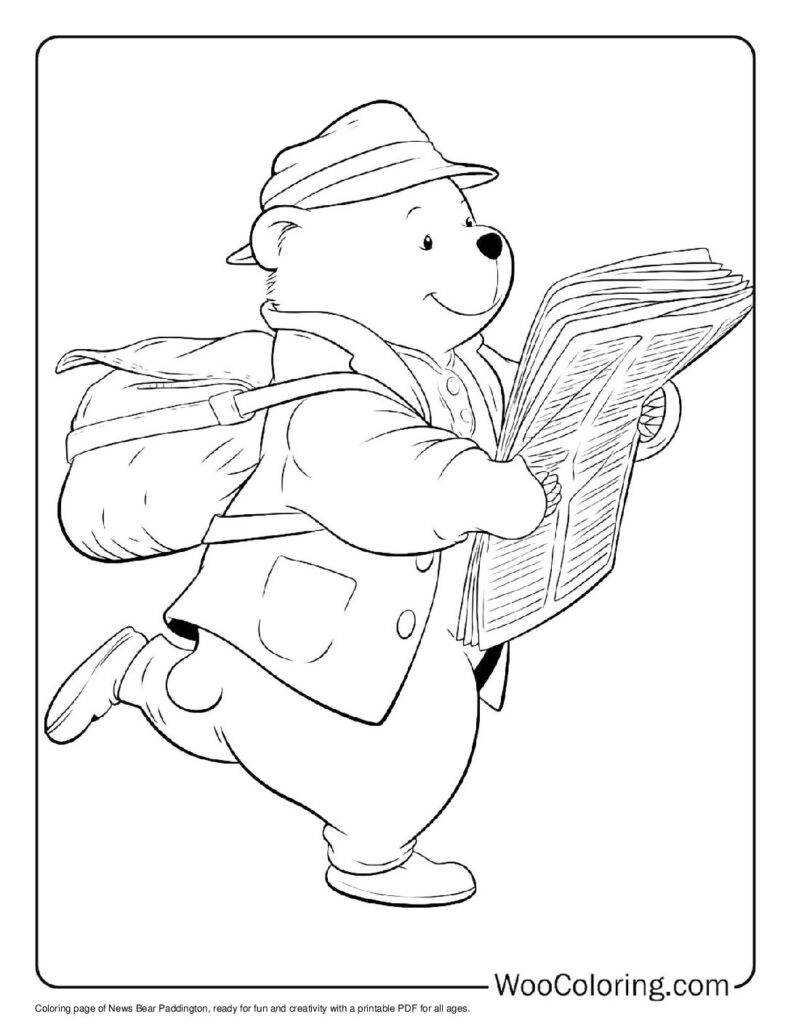 100  Paddington coloring pages  Free PDF To Print  - 36