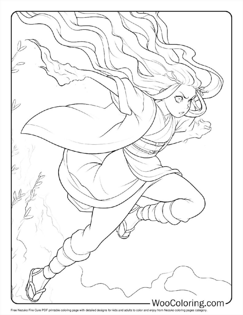 100  Nezuko coloring pages  Free PDF To Print  - 46