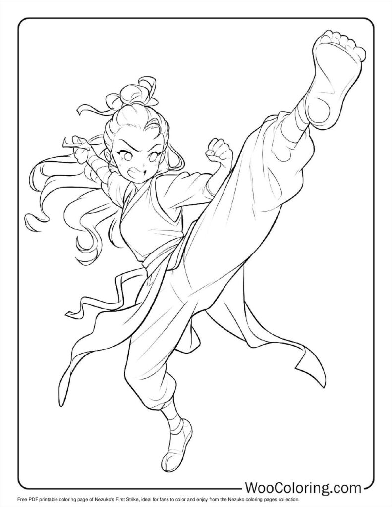 100  Nezuko coloring pages  Free PDF To Print  - 77