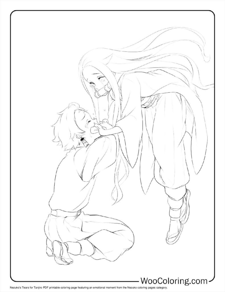 100  Nezuko coloring pages  Free PDF To Print  - 27