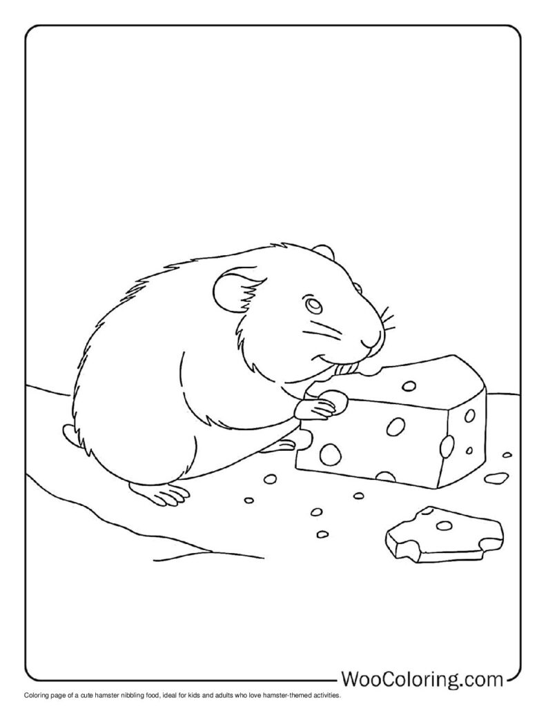 100  Hamster coloring pages  Free PDF To Print  - 39