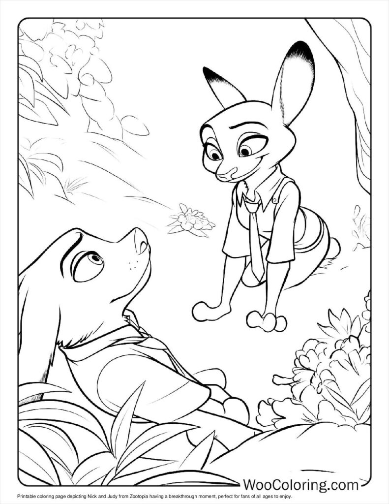 100  Zootopia coloring pages  Free PDF To Print  - 51