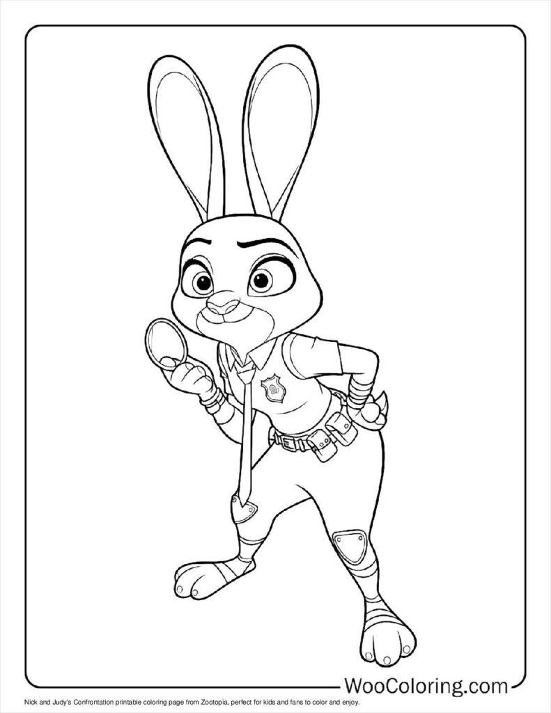 100  Zootopia coloring pages  Free PDF To Print  - 2