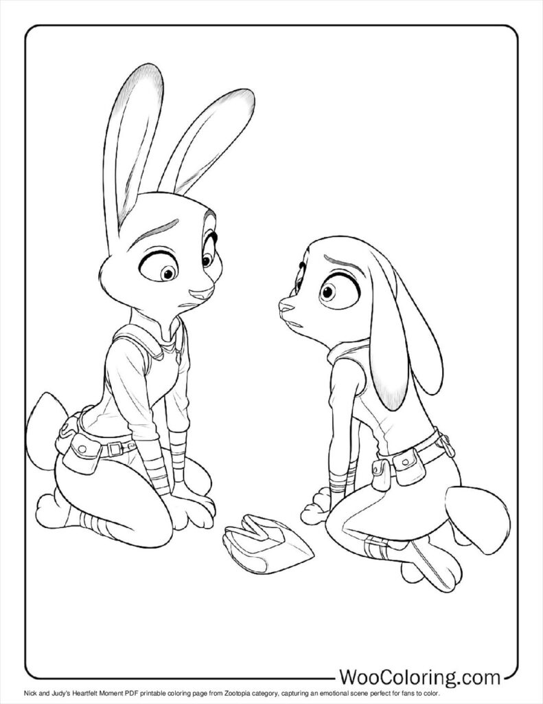 100  Zootopia coloring pages  Free PDF To Print  - 70