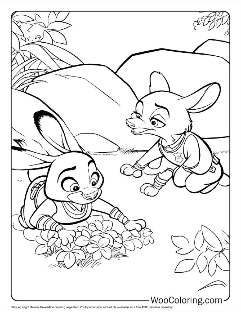 100  Zootopia coloring pages  Free PDF To Print  - 86