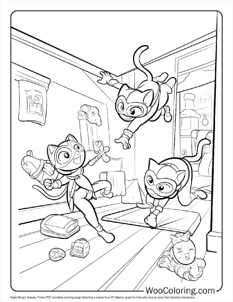 100  PJ Masks coloring pages  Free PDF To Print  - 91