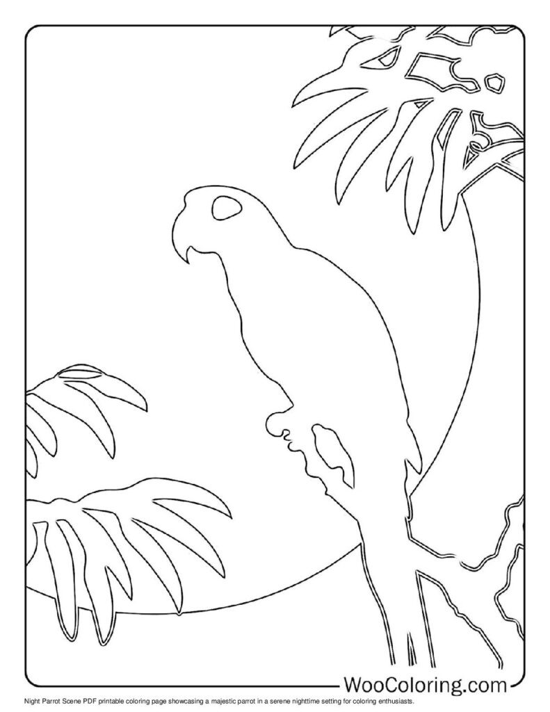 100  Parrot coloring pages  Free PDF To Print  - 75