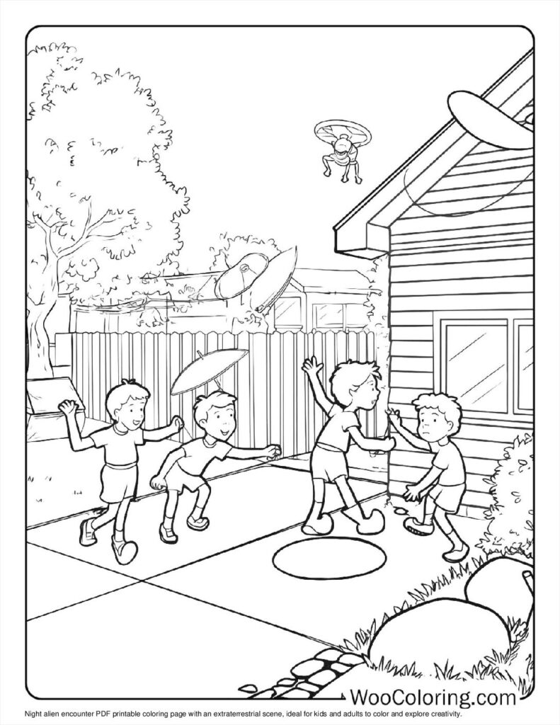 100  Alien coloring pages  Free PDF To Print  - 58