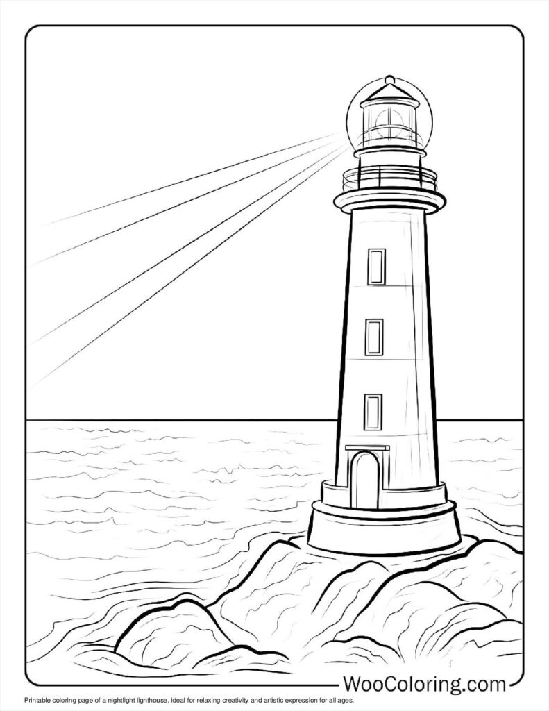 100 Lighthouse coloring pages Free PDF To Print - 20