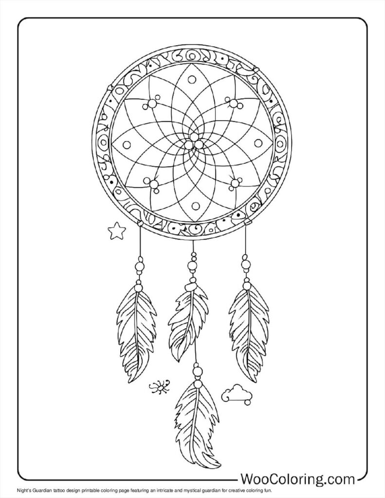 100  Tattoo coloring pages  Free PDF To Print  - 91