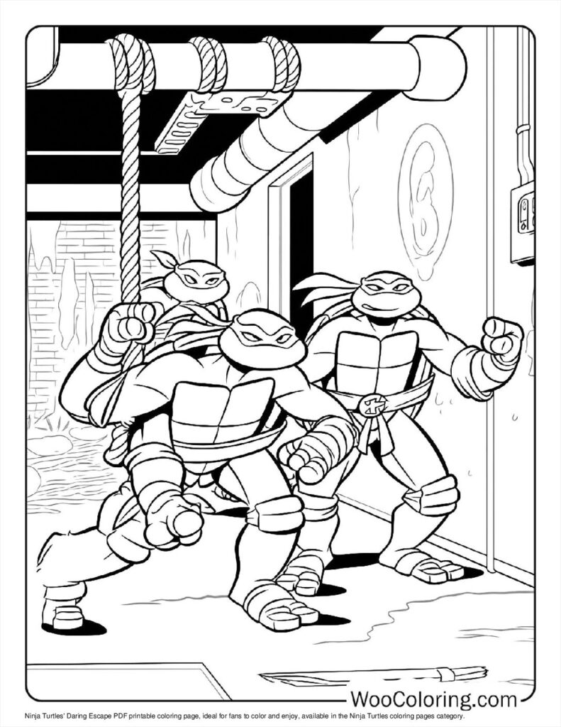 Ninja Turtles' Daring Escape