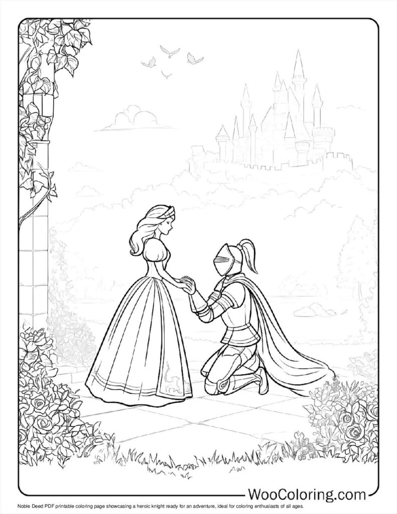100  Knight coloring pages  Free PDF To Print  - 48