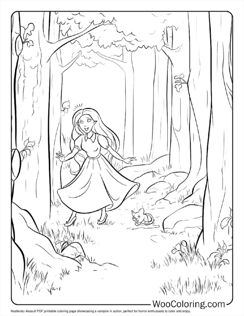 100 Vampire coloring pages Free PDF To Print - 21