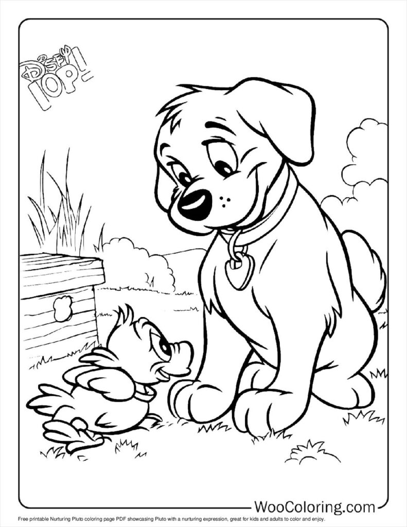 100  Pluto coloring pages  Free PDF To Print  - 68