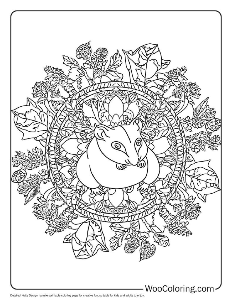 100  Hamster coloring pages  Free PDF To Print  - 18