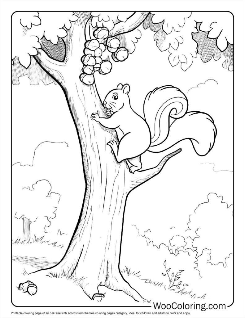 100  Tree coloring pages  Free PDF To Print  - 38