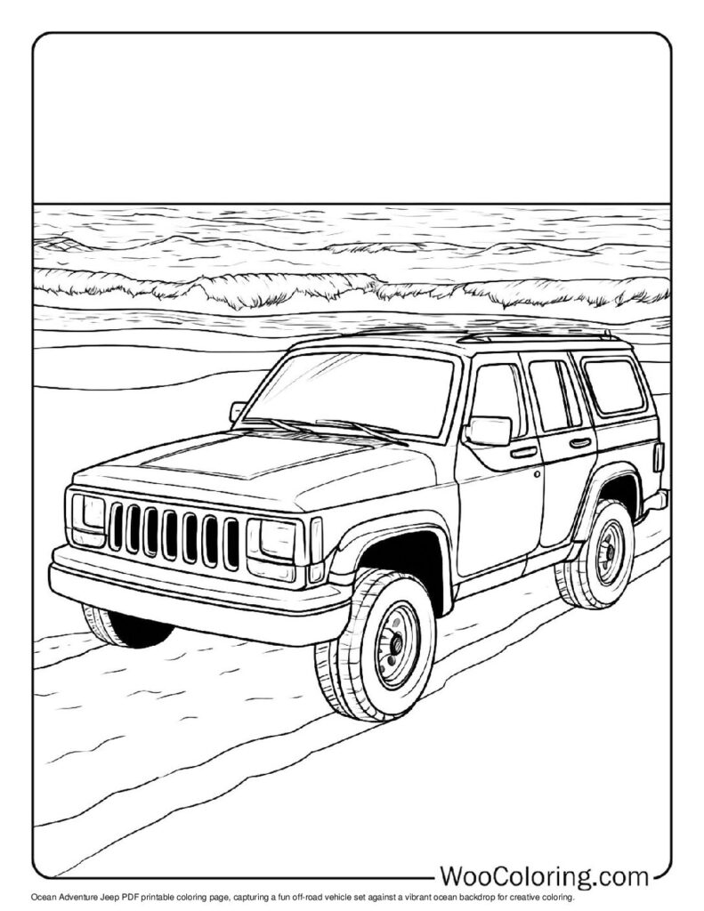 100  Jeep coloring pages  Free PDF To Print  - 21