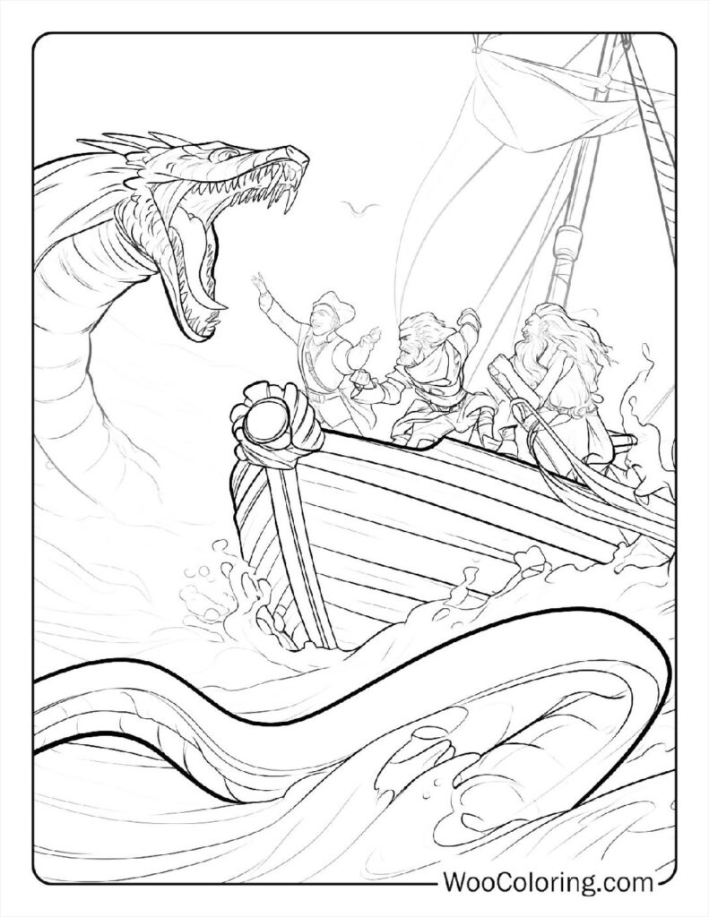 100 Dungeons Dragons coloring pages Free PDF To Print - 1