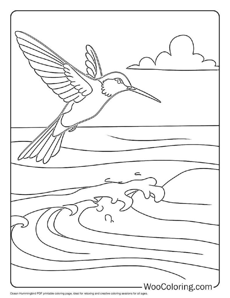 100 Hummingbird coloring pages Free PDF To Print - 94