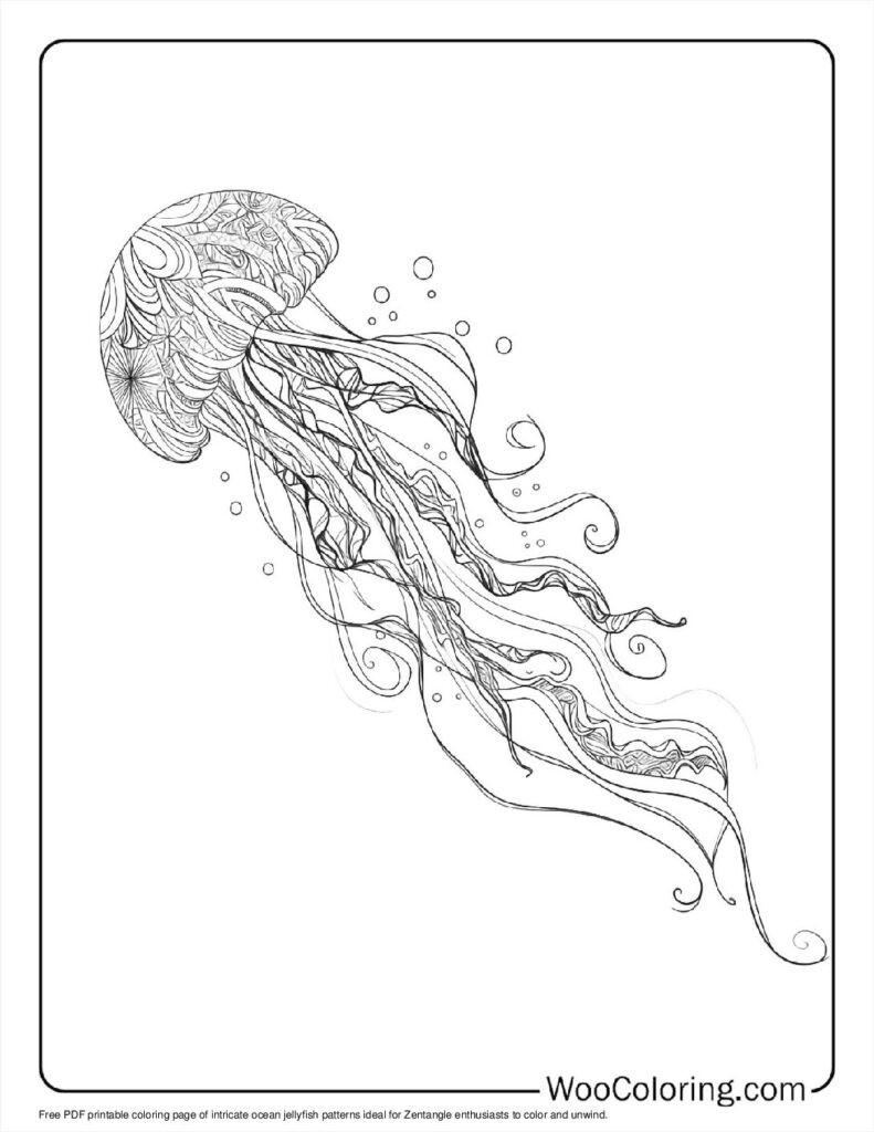 100  Zentangle coloring pages  Free PDF To Print  - 56