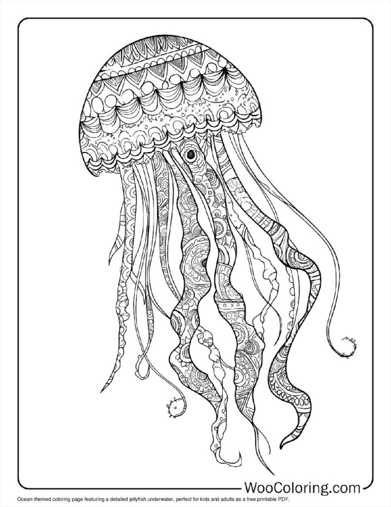 Ocean Jellyfish Scene