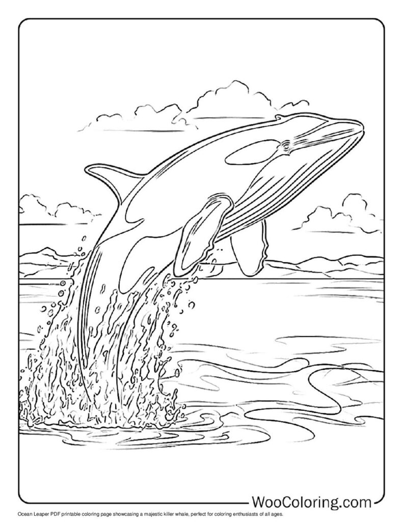 100  Killer Whale coloring pages  Free PDF To Print  - 58