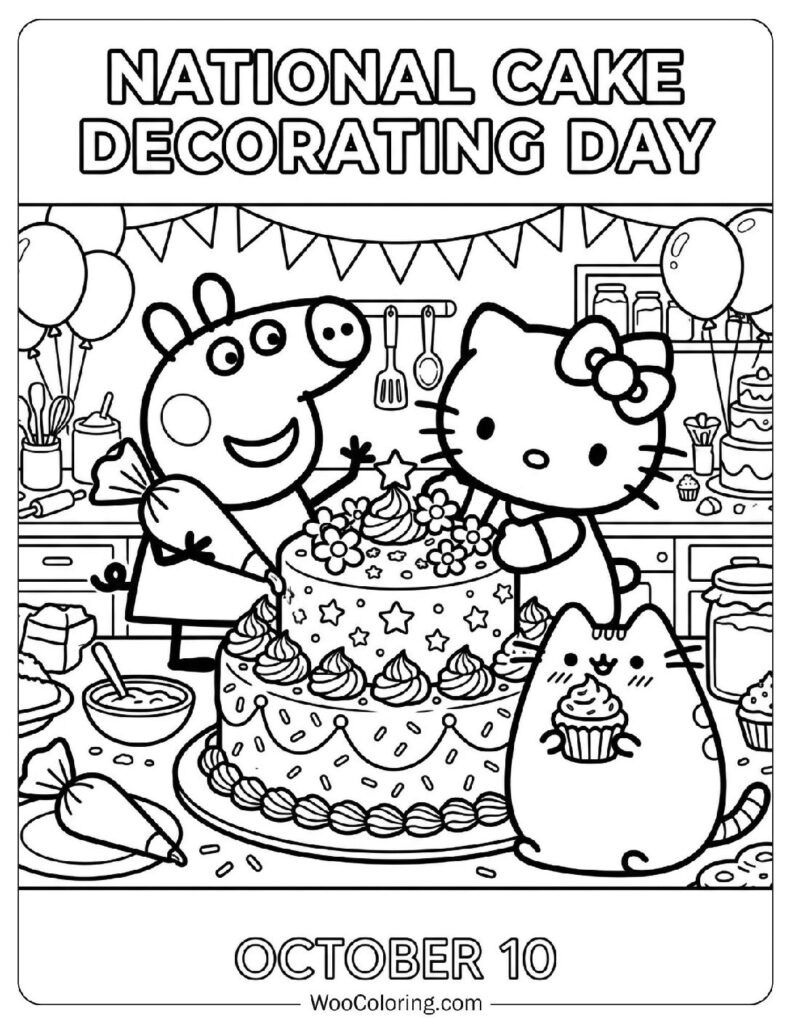 October 10 – National Cake Decorating Day