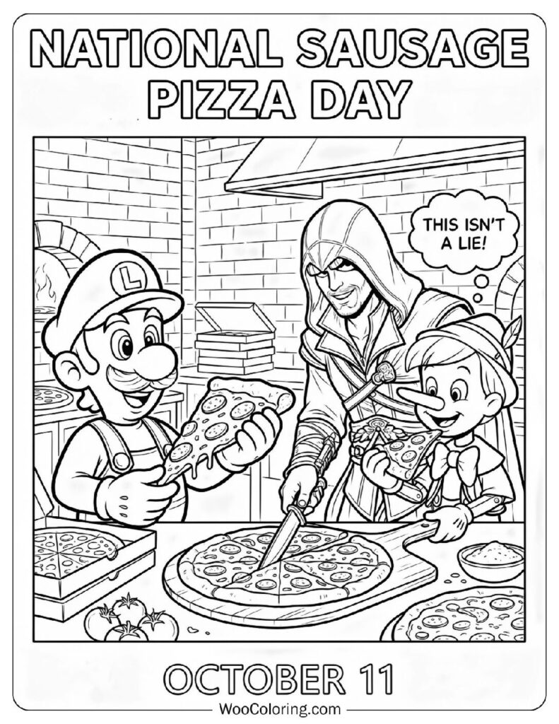 October 11 – National Sausage Pizza Day