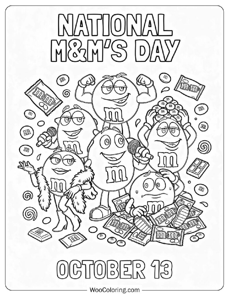 October 13 – National M&M’s Da