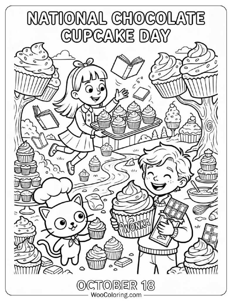October 18 – National Chocolate Cupcake Day