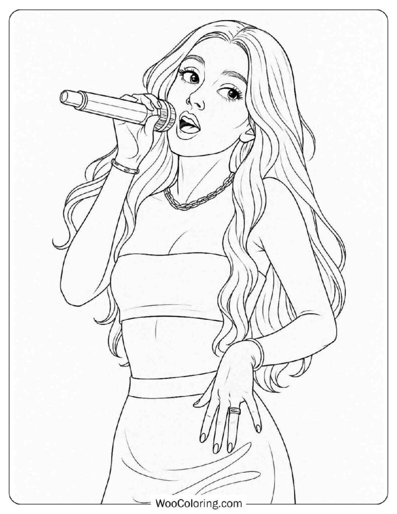 36 Olivia Rodrigo Coloring Pages  Free PDF To Print  - 22