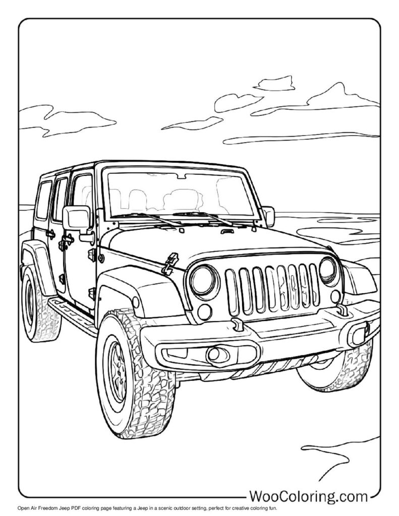 100  Jeep coloring pages  Free PDF To Print  - 6