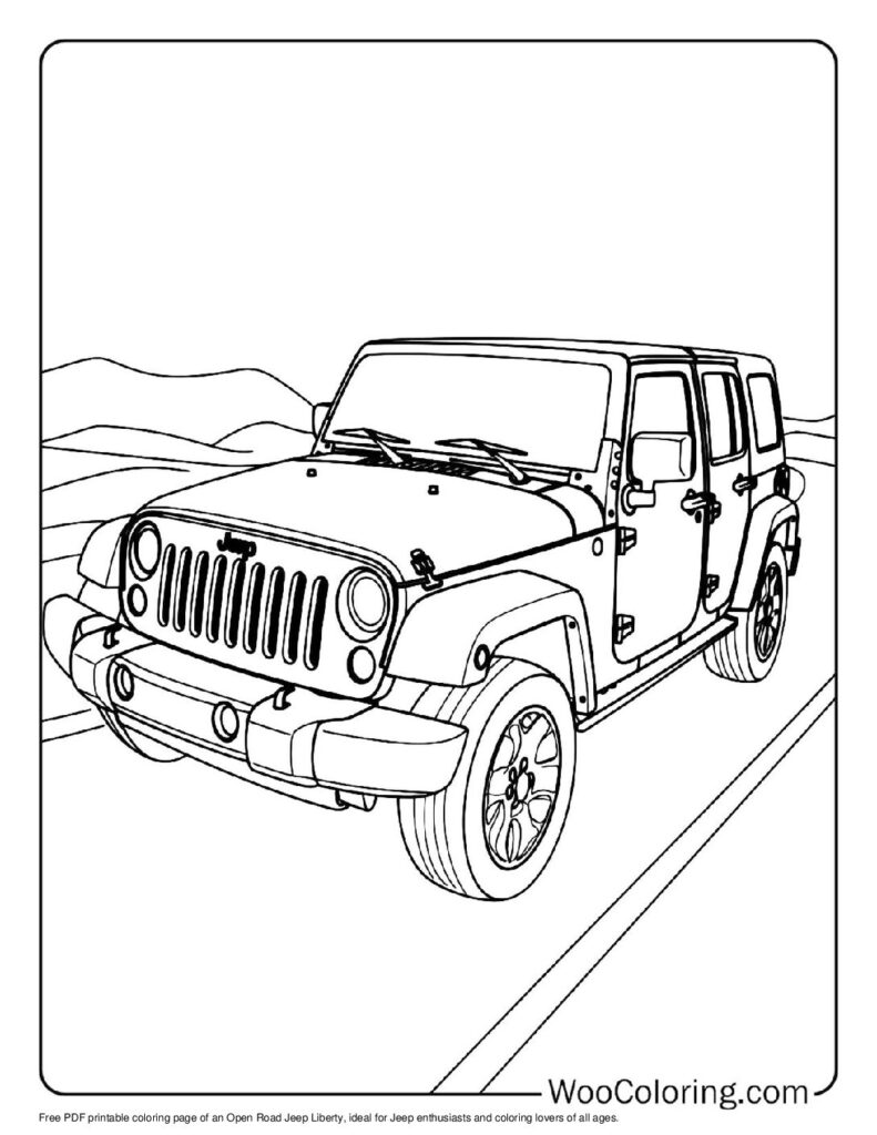 100  Jeep coloring pages  Free PDF To Print  - 49